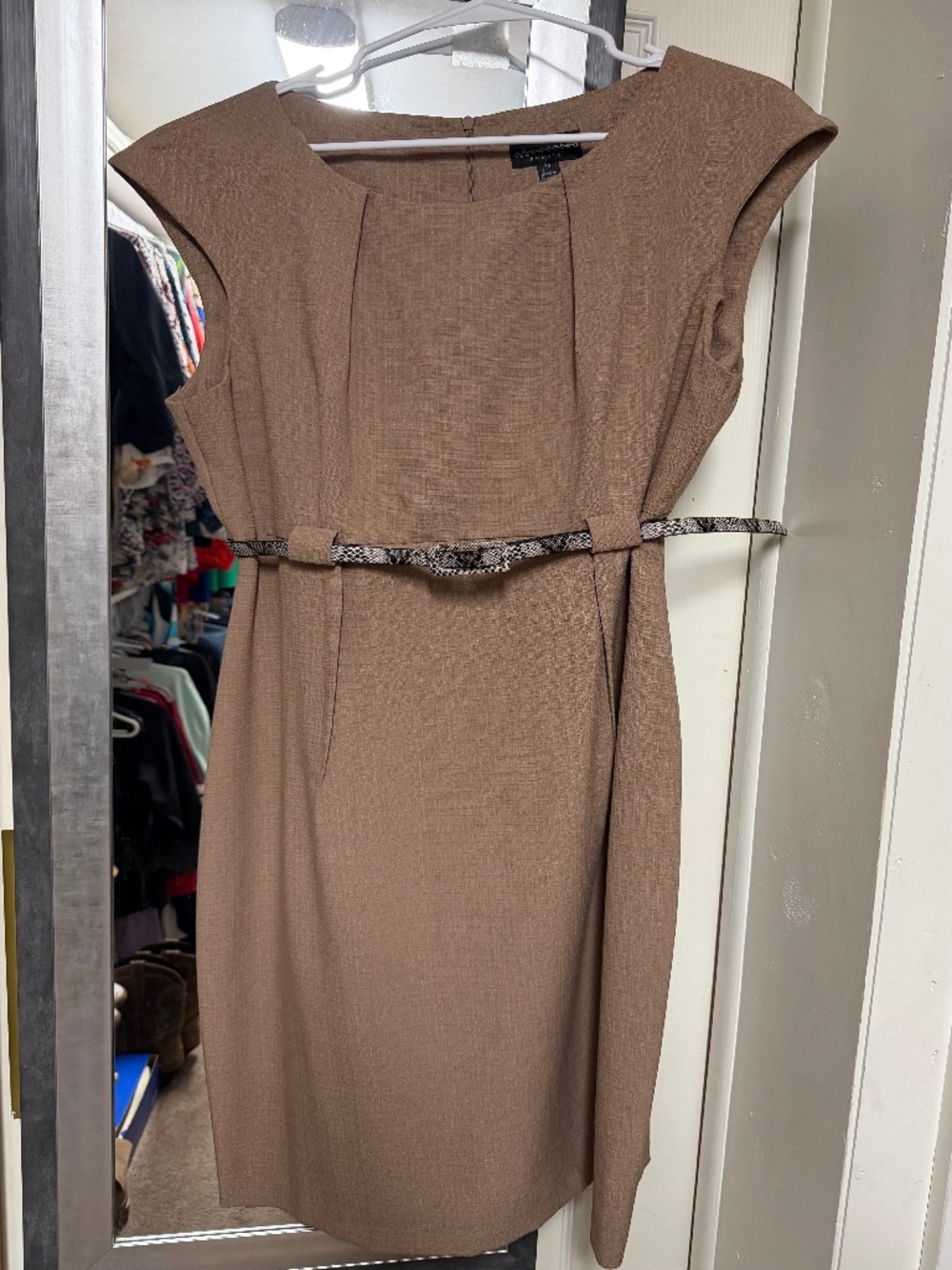 Tan short dress